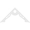 Ekena Millwork Pitch Cena Architectural Grade PVC Gable Pediment, 72"W x 36"H x 1"P (12/12) GPP072X036X100CEN - alternate 3